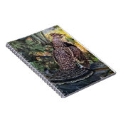 Ruffed Grouse in het bos Notitieboek (Rechterzijde)