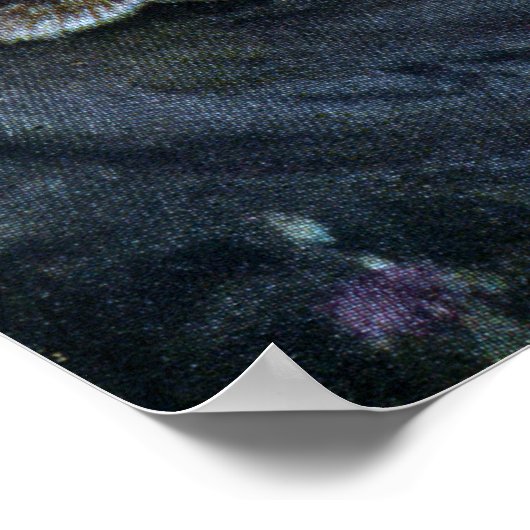 Ruffed Grouse in het bos Poster (Hoek)