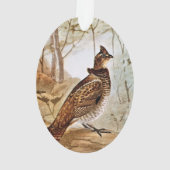 Ruffed Grouse Ornament (achterkant)
