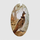 Ruffed Grouse Ornament (voorkant)