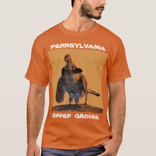 Ruffed Grouse (Pennsylvania) T-shirt (Voorkant)