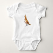 Ruffed Grouse State Bird of Pennsylvania Romper (Voorkant)