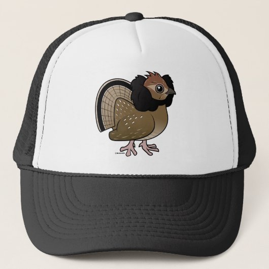 Ruffed Grouse Trucker Pet (Voorkant)