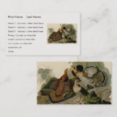 Ruffed Grouse - van Audubon's Birds of America Bu Visitekaartje (Voorkant / Achterkant)