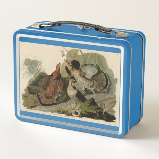 Ruffed Grouse - van de Amerikaanse vogels van Audu (Achterkant)