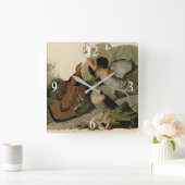 Ruffed Grouse - van de Amerikaanse vogels van Audu Vierkante Klok (Huis)