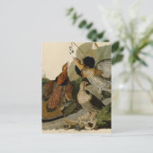 Ruffed Grouse van John Audubon Briefkaart (Staand voorkant)