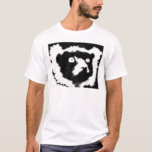Ruffed Lemur simpel T-shirt (Voorkant)