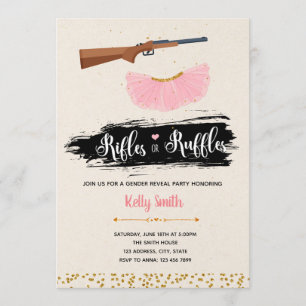 Ruffels of geweren maken partijuitnodiging bekend kaart