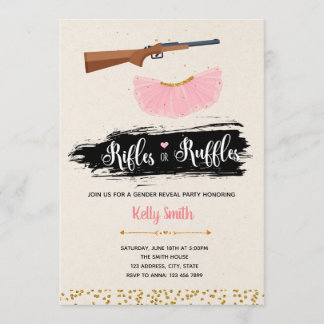 Ruffels of geweren maken partijuitnodiging bekend kaart