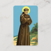 Ruffino Patron van verlegenheid Stutteren Gebed Ka Visitekaartje (Voorkant)