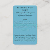 Ruffino Patron van verlegenheid Stutteren Gebed Ka Visitekaartje (Achterkant)