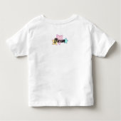 Ruffle bottom Unicorn & sterren print peuter shirt (Achterkant)