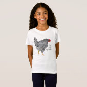 "Ruffle My Feather niet" Chicken T-shirt (Voorkant volledig)