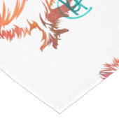 Ruffled Hen Art Table Runner Korte Tafelloper (Hoek)