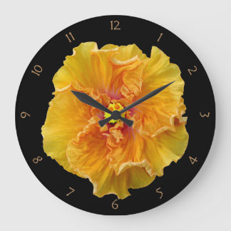Ruffled Hibiscus Bloom Grote Klok