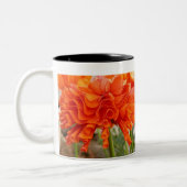 Ruffleus ranunculus tweekleurige koffiemok (Links)