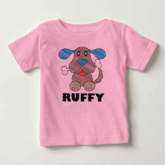 Ruffy - Baby Fijne Jersey T-Shirt (Voorkant)