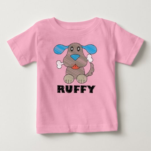 Ruffy - Baby Fijne Jersey T-Shirt (Voorkant)