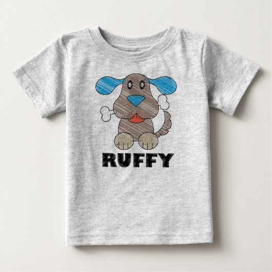 Ruffy - Baby fijne jersey T-shirt (Voorkant)