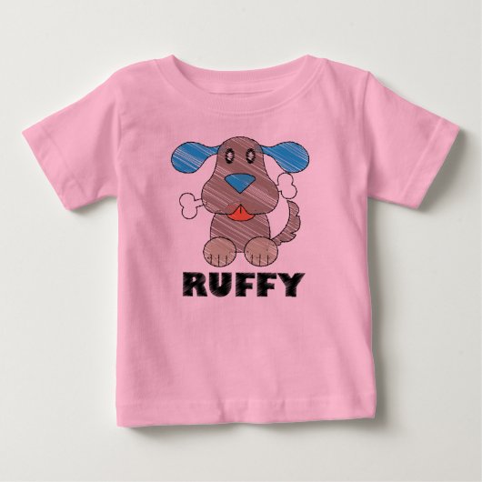 Ruffy - Baby Fijne Jersey T-Shirt (Voorkant)