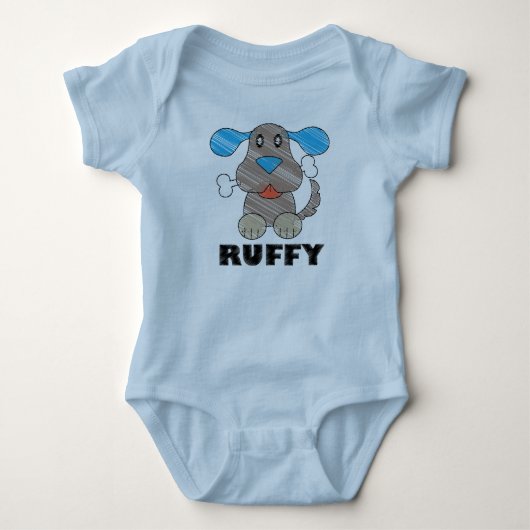 Ruffy - Baby Jersey Bodysuit (Voorkant)