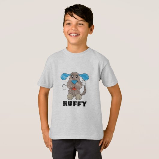 Ruffy - Kids' Basic T-Shirt (Voorkant volledig)