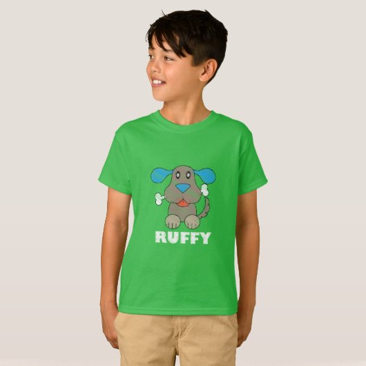 Ruffy - Kids' Basic T-Shirt (Voorkant volledig)
