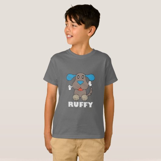 Ruffy - Kids' Basic T-Shirt (Voorkant volledig)