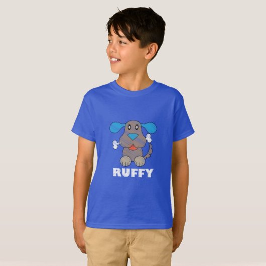 Ruffy - Kids' Basic T-Shirt (Voorkant volledig)
