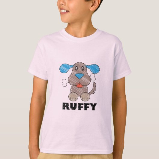 Ruffy - Kinderen Basic T-Shirt (Voorkant)