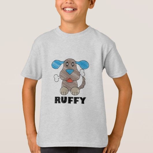 Ruffy - Kinderen Basic T-Shirt (Voorkant)
