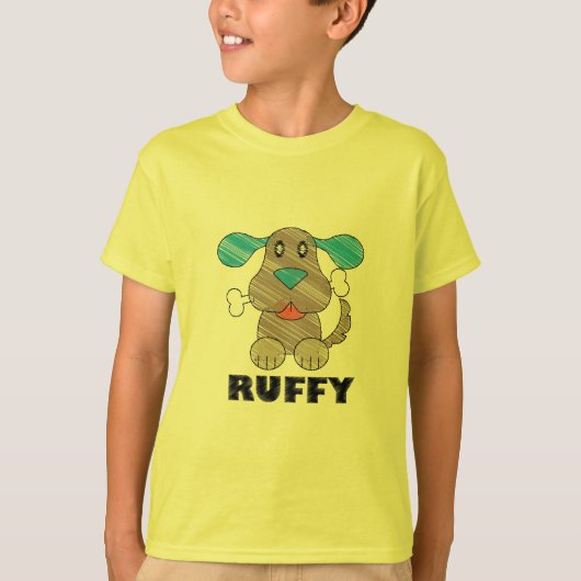 Ruffy - Kinderen Basic T-Shirt (Voorkant)
