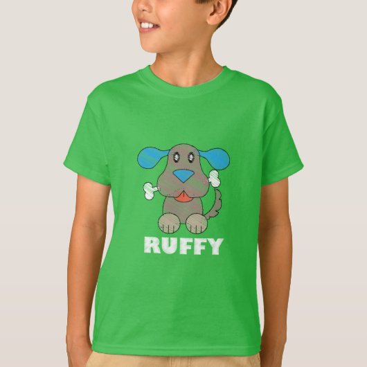 Ruffy - Kinderen Basic T-Shirt (Voorkant)