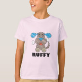Ruffy - Kinderen Basic T-Shirt (Voorkant)