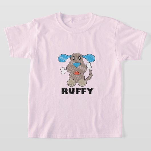 Ruffy - Kinderen Basic T-Shirt (Laagn)