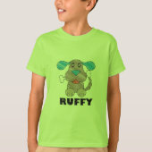 Ruffy - Kinderen Basic T-Shirt (Voorkant)