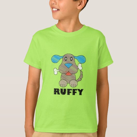 Ruffy - Kinderen Basic T-Shirt (Voorkant)