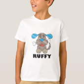 Ruffy - Kinderen Basic T-Shirt (Voorkant)