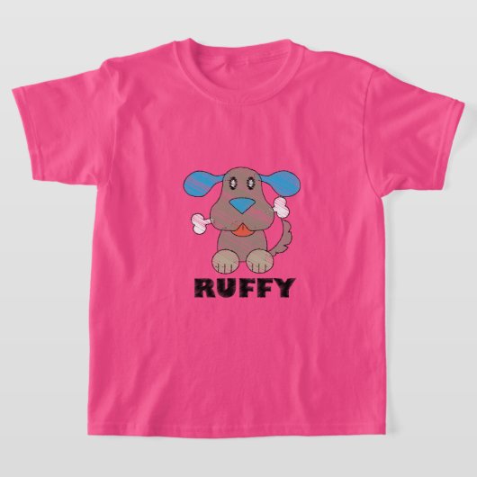 Ruffy - Kinderen Basic T-Shirt (Laagn)