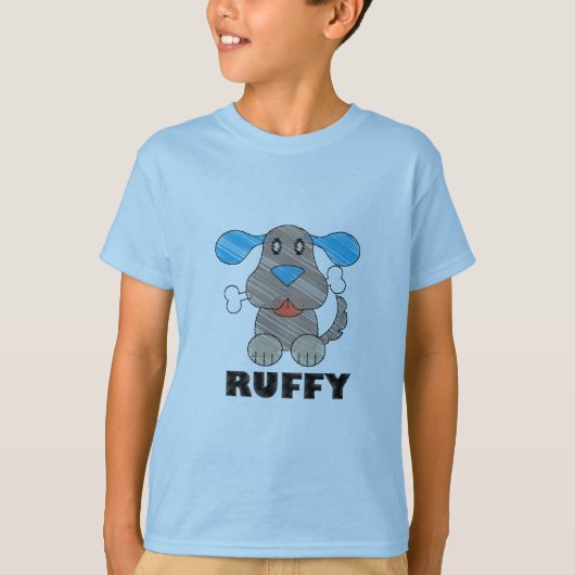 Ruffy - Kinderen Basic T-Shirt (Voorkant)