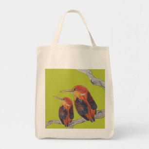Rufous Backed Kingfish ers on a Canvas tas - (1)