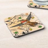 Rufous Hummingbird Bier Onderzetter (Linkerzijde)