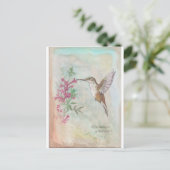 Rufous Hummingbird Briefkaart (Staand voorkant)