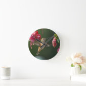 Rufous Hummingbird feed on a Fuchsia Ronde Klok (Huis)