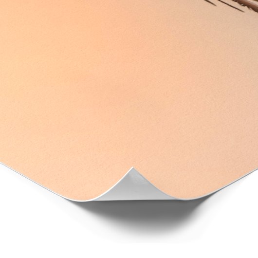 Rufous Hummingbird in een mooie Pose Poster (Hoek)