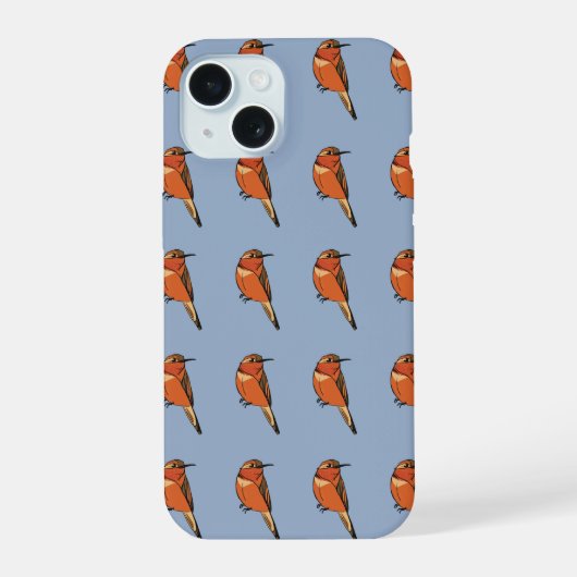Rufous Hummingbird iPhone 15 Case (Achterkant)