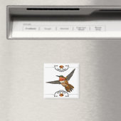Rufous Hummingbird Magneet (Insitu (Vaatwasser))
