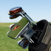 Rufous Hummingbird op de Cherry Tree Golfheadcover (Insitu)