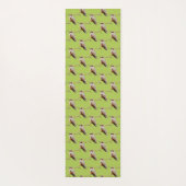 Rufous Hummingbird Sitting in California Lila Yogamat (Achterkant)